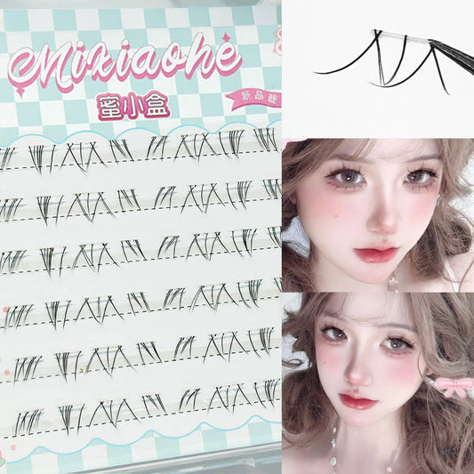 Invisible Band Lower Lash Clusters – No Glue, Natural Look False Eyelash Clusters Peaceful Pleasures Health and Wellness