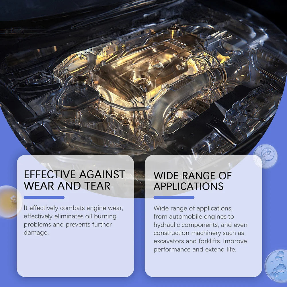 Car Engine Carbon Removal Repair Agents Powerful Cleaner Care Liquid Protectant Cylinder Decarbonization Noise Reduction Repair Peaceful Pleasures Health and Wellness