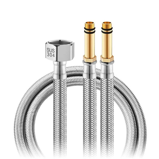 Stainless Steel Flexible Water Supply Hose 60/80/100cm Plumbing Supply Hose Oasis Select