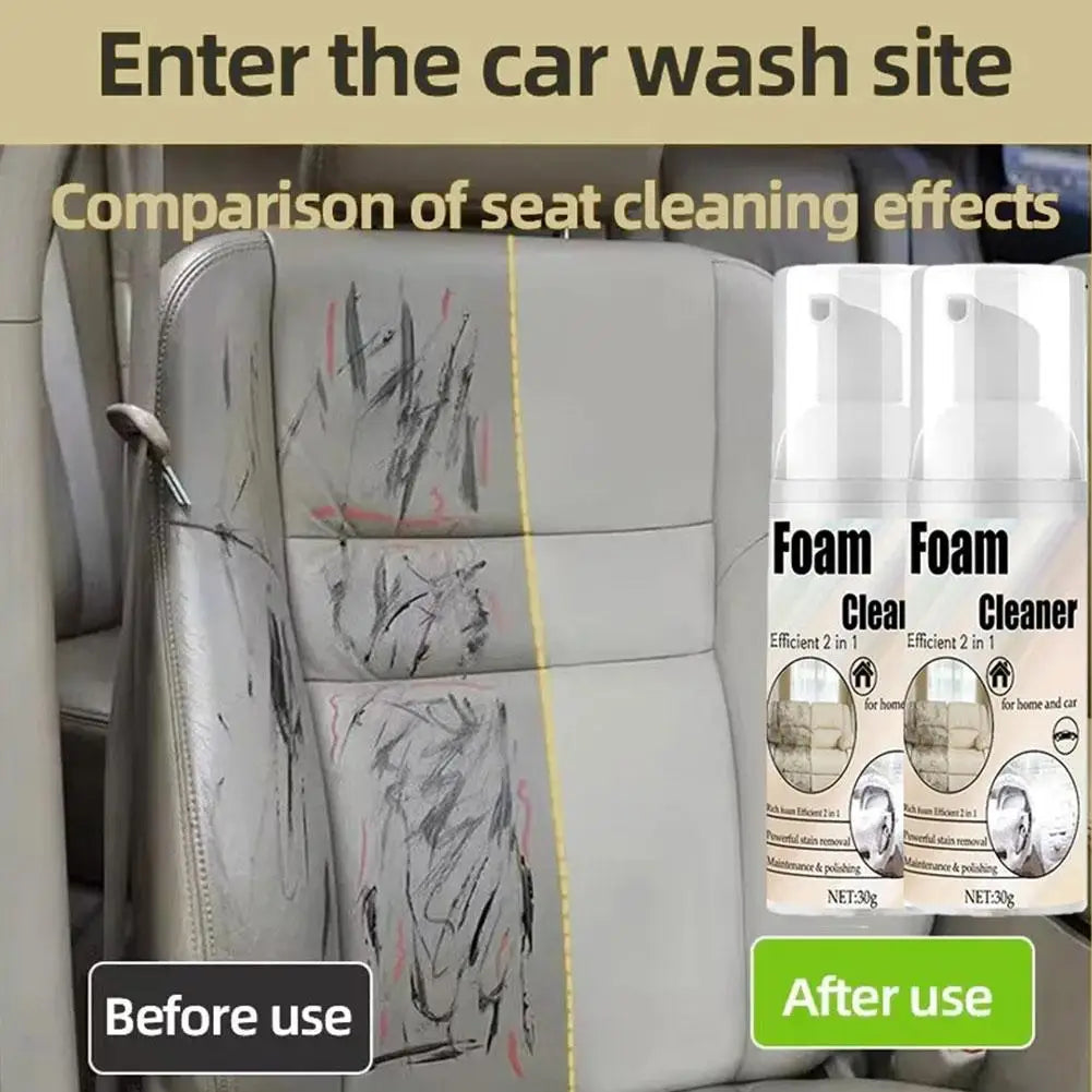 Remove Car Seats Carpets Ceilings Stains Multiple Effects Decontamination Maintenance Polishing Cleaning Tools 30g Foam Cleaner Peaceful Pleasures Health and Wellness