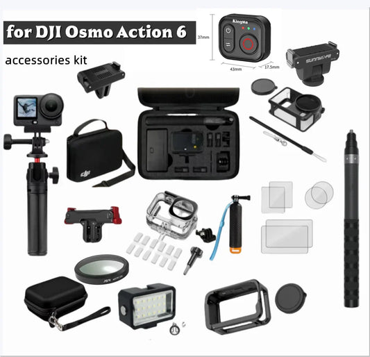 DJI Osmo Action 6 Accessories Kit – Waterproof Case & Filters Camera Accessories Kit Oasis Select
