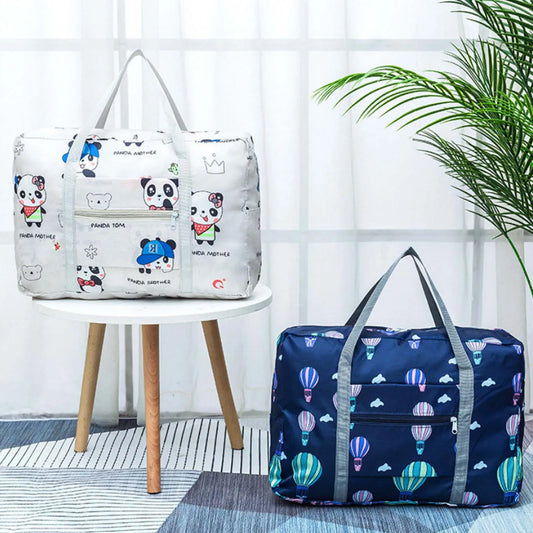 Foldable Travel Duffel Bag Portable Weekender Overnight Carry on Bag for Waterproof Luggage Organizer Floral Print Travel Tote Peaceful Pleasures Health and Wellness