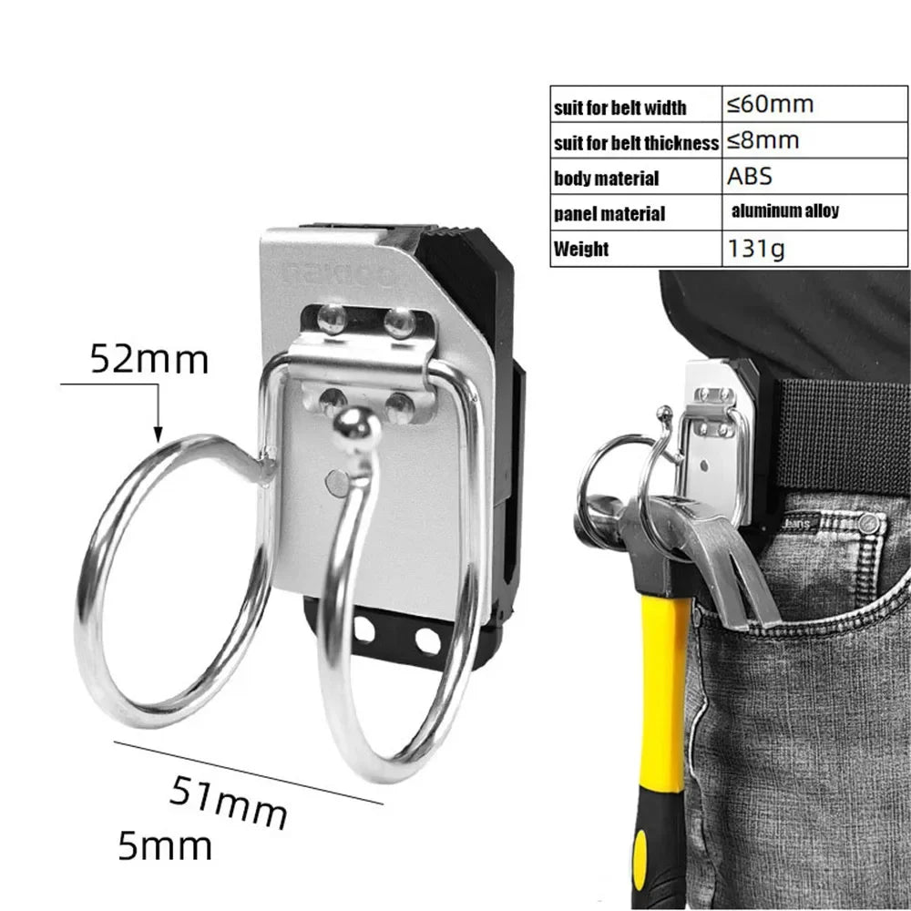 Belt Tool Hanger Holder for Drill, Hammer & Tape Measure