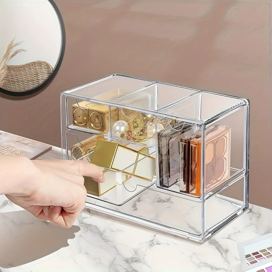 Acrylic Makeup Organizer with 6 Drawers | Vanity & Bathroom