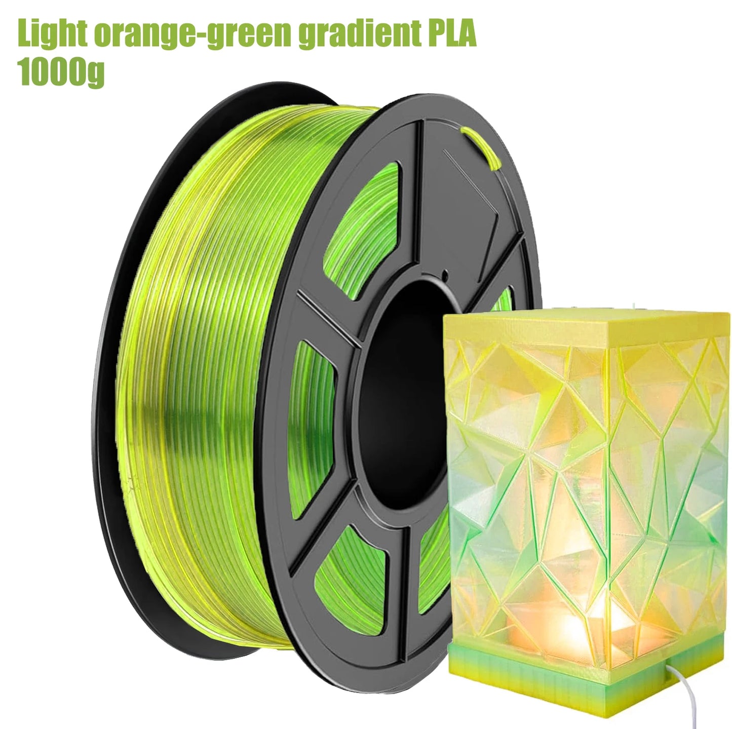 DINGSUN 3D PLA Gradient Multicolor Filament 1.75mm ±0.02mm