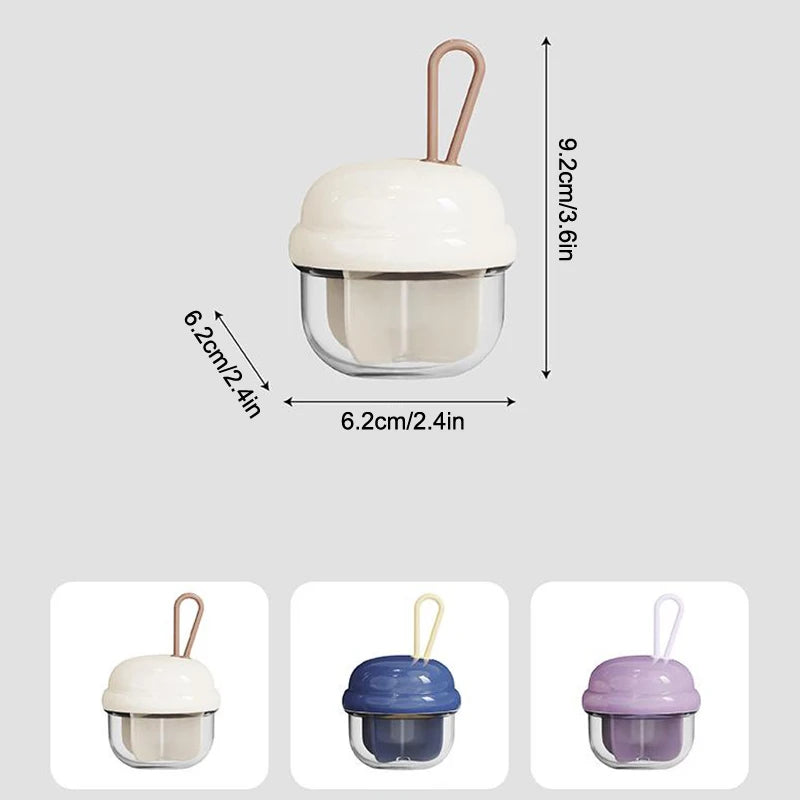 4 Grids Small Pill Cases Organizer Box Weekly Travel Pill Organizer Portable Pocket Pill Case Holder Plastic Container Box Peaceful Pleasures Health and Wellness