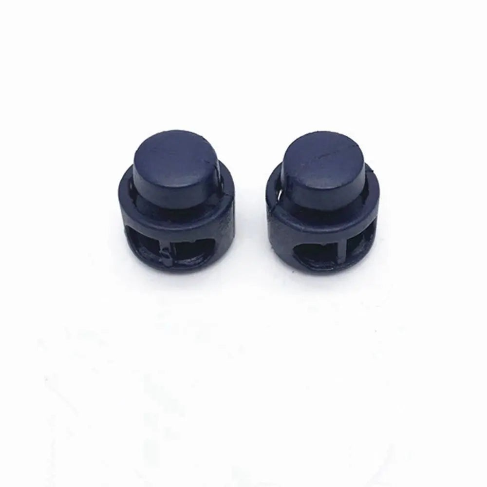 5mm Cord Lock Clips 2-Hole Toggle Stopper Buckle 10 Pack