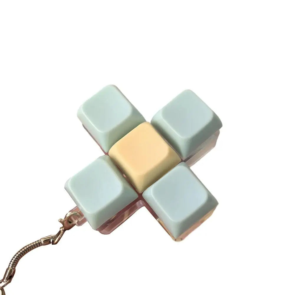 Mechanical Keyboard Fidget Keychain Toy | 1/4/5/9 Key Clicker