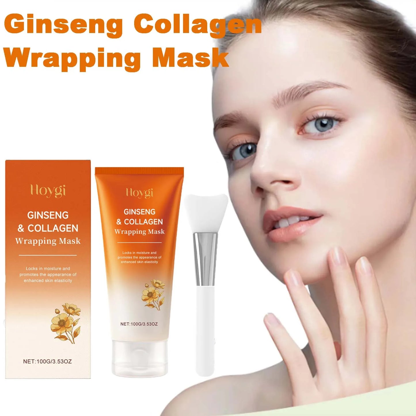 Ginseng Collagen Peel-Off Mask – Brighten, Firm & Hydrate
