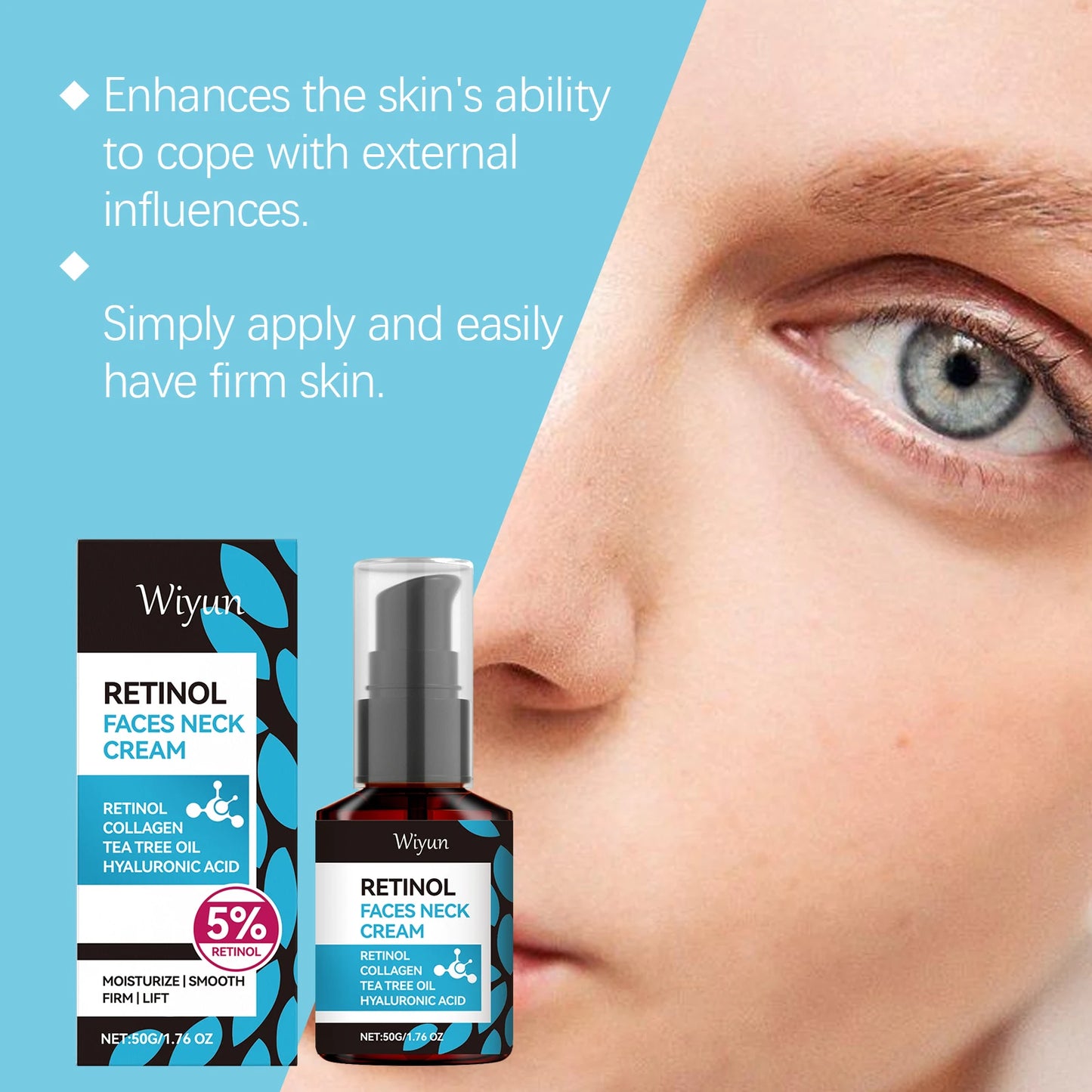 Retinol Collagen Firming Face & Neck Cream | Anti-Aging 50g