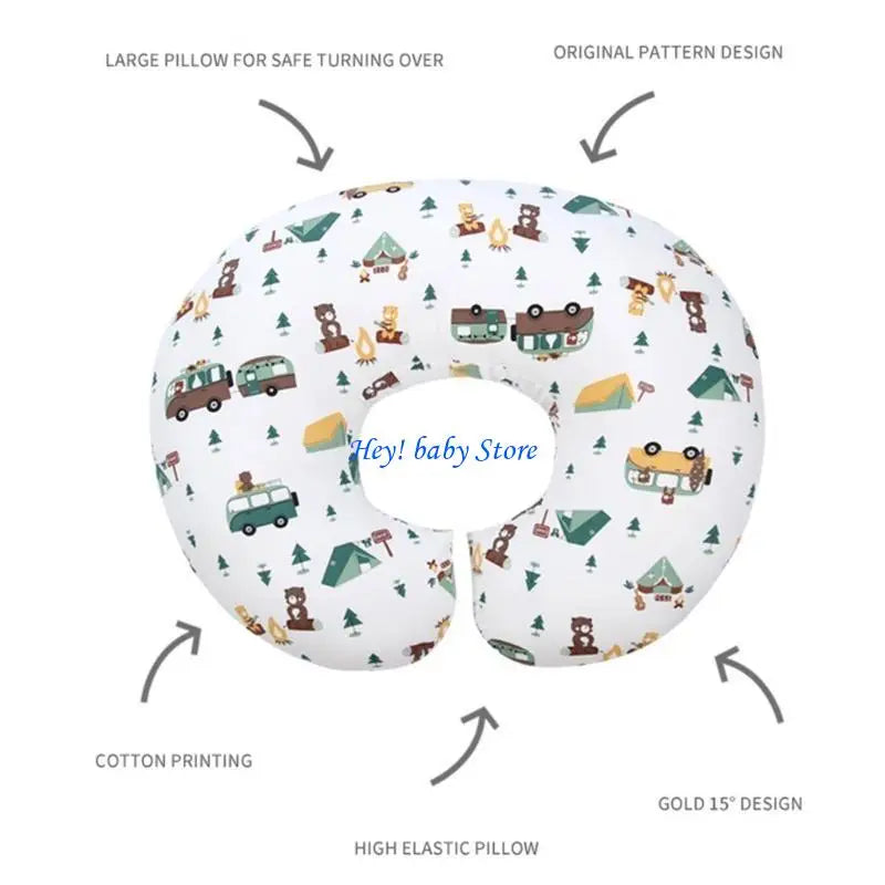 Cotton Nursing Pillow for Breastfeeding & Baby Feeding