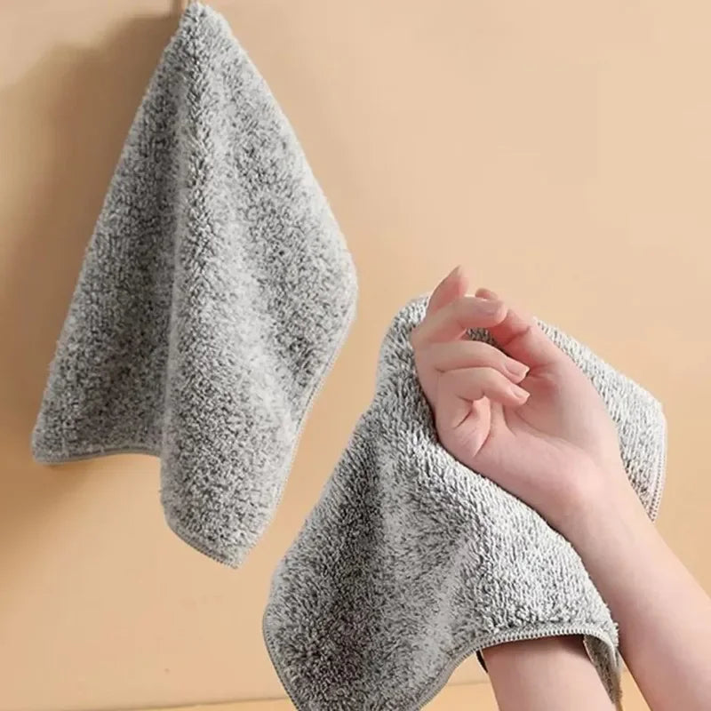 Japanese Microfiber Kitchen Towels 5-Pack – Soft & Absorbent