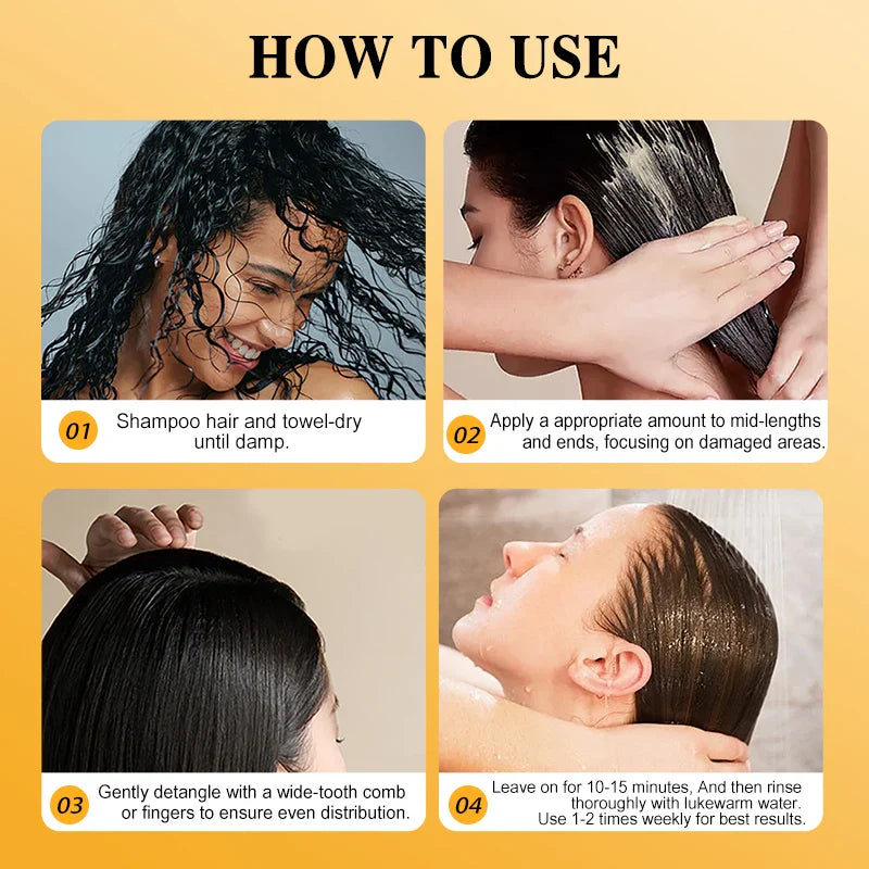 LEWEDO Batana Oil Hair Mask – Deep Conditioner for Dry Hair