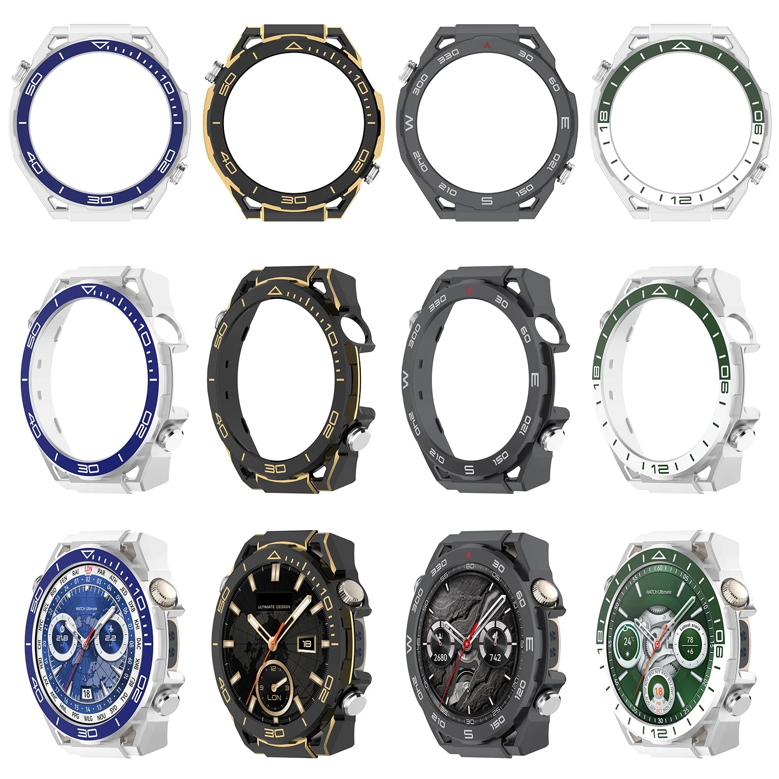 Protection Cases For Huawei Watch 5 46mm PC Cover Case Protector Shell Hard Bumper Cover Watch Accessories Protective Skin Shell Peaceful Pleasures Health and Wellness