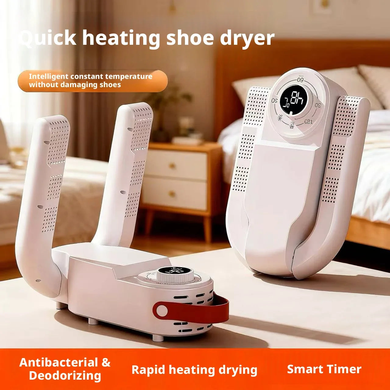 Winter Shoe Dryer Smart Timing Foldable Portable Mini Home Use Deodorization & Sterilization Intelligent Shoe Drying Machine Peaceful Pleasures Health and Wellness