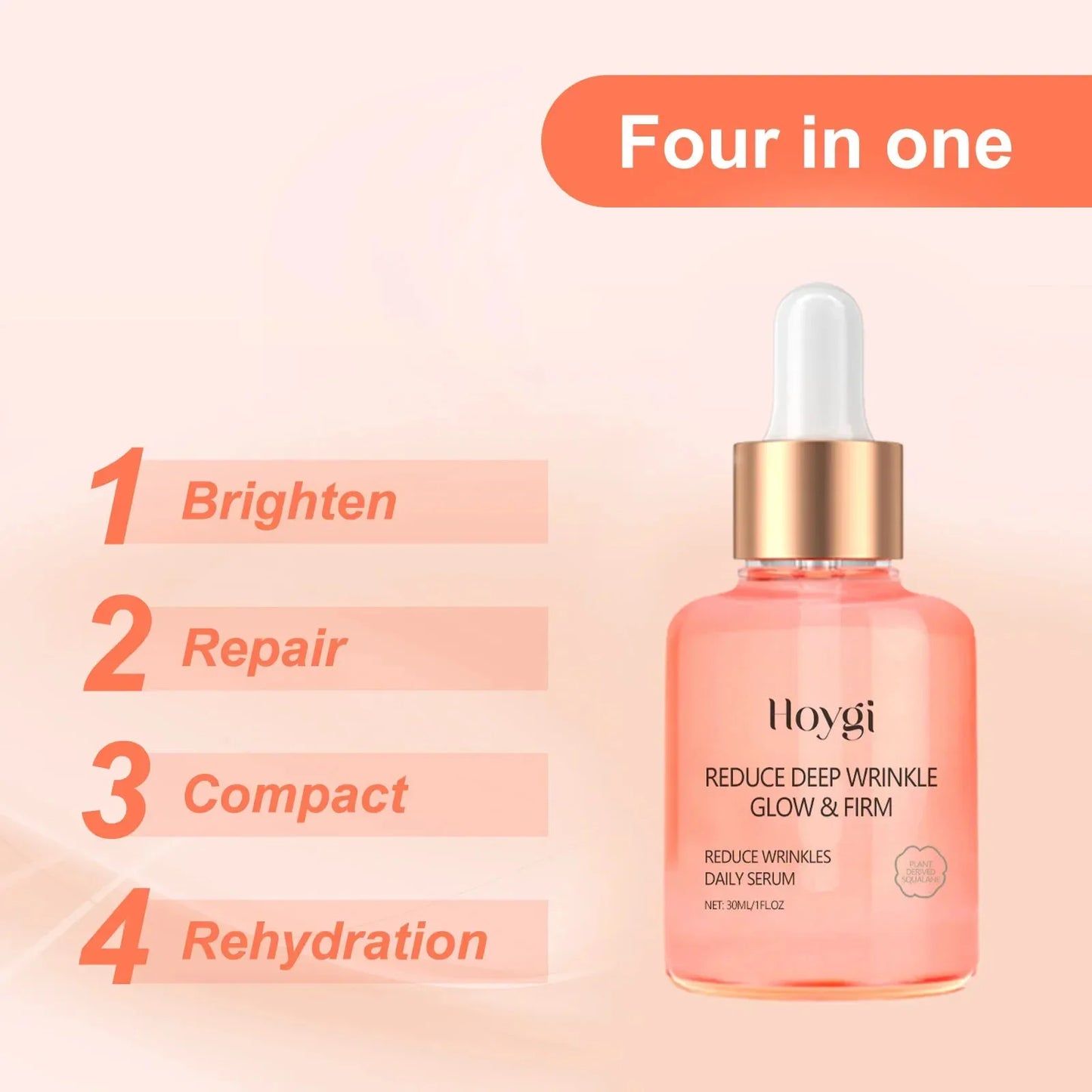 Rose Vitamin C Face Serum – Brighten, Firm & Hydrate 30ml