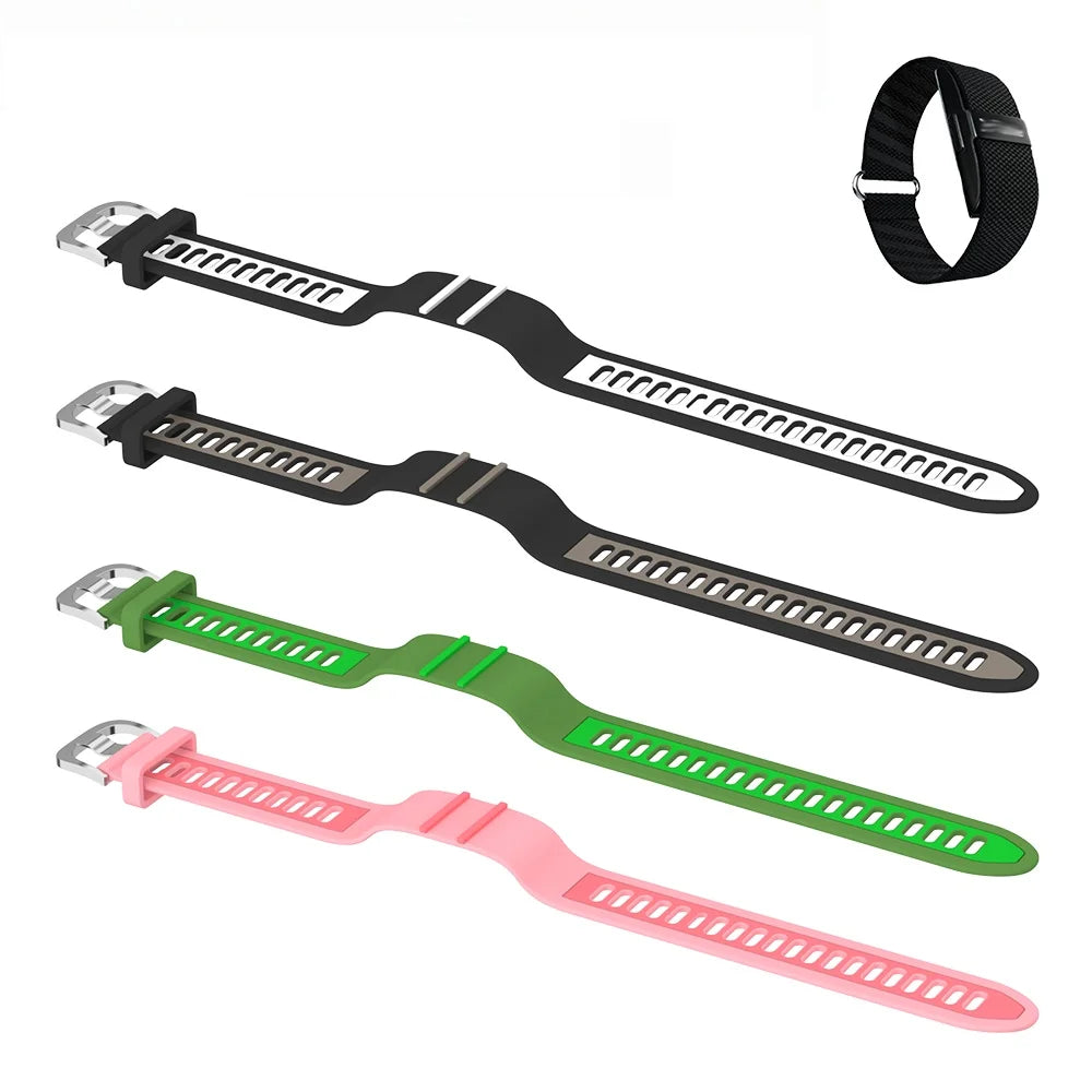 Simple Solid Color Silicone Strap For The Hume Band Smart Wristband The Strap Feels Comfortable On Your Wrist Peaceful Pleasures Health and Wellness