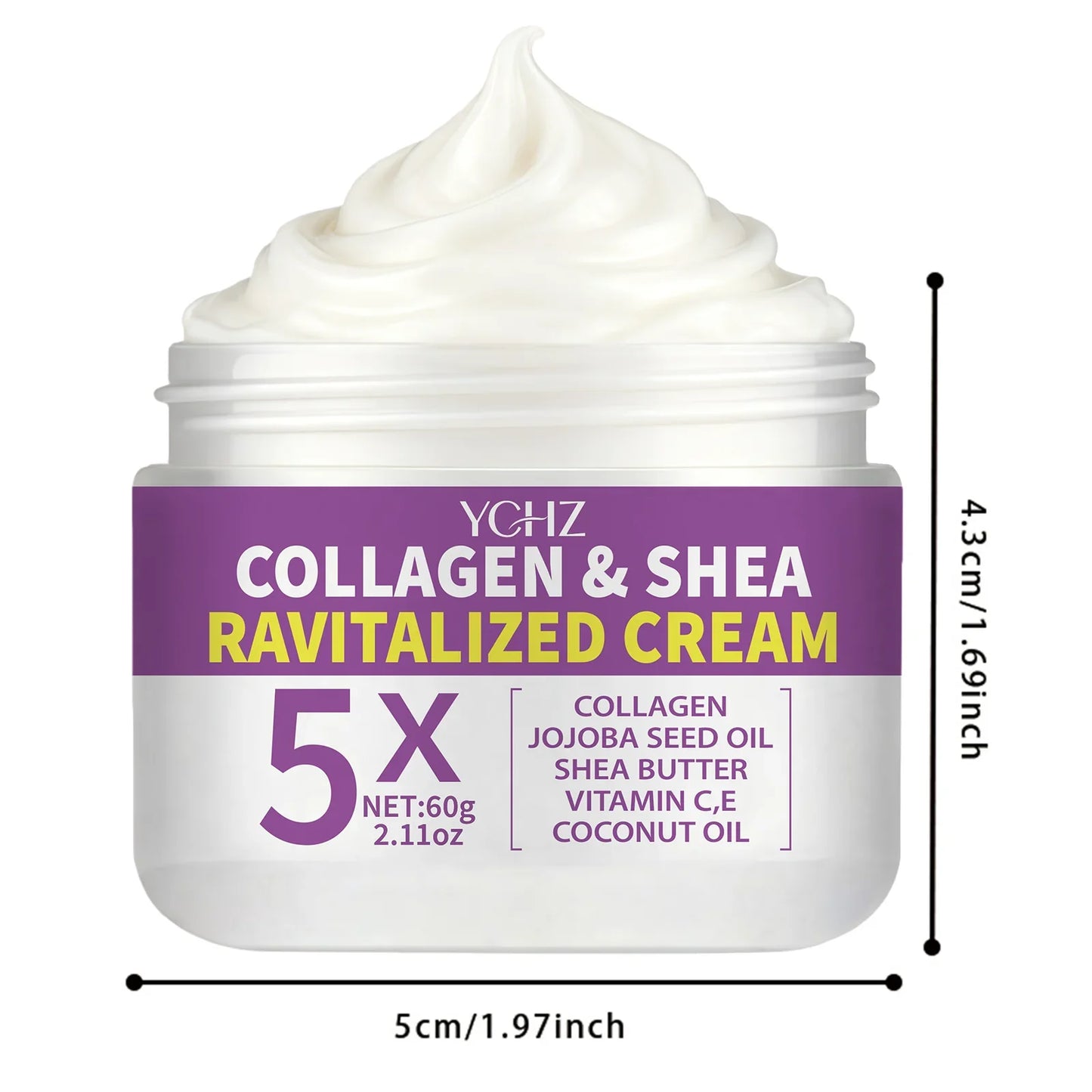 Collagen Firming Cream | Jojoba Oil, Vitamin C & E, Coconut Oil