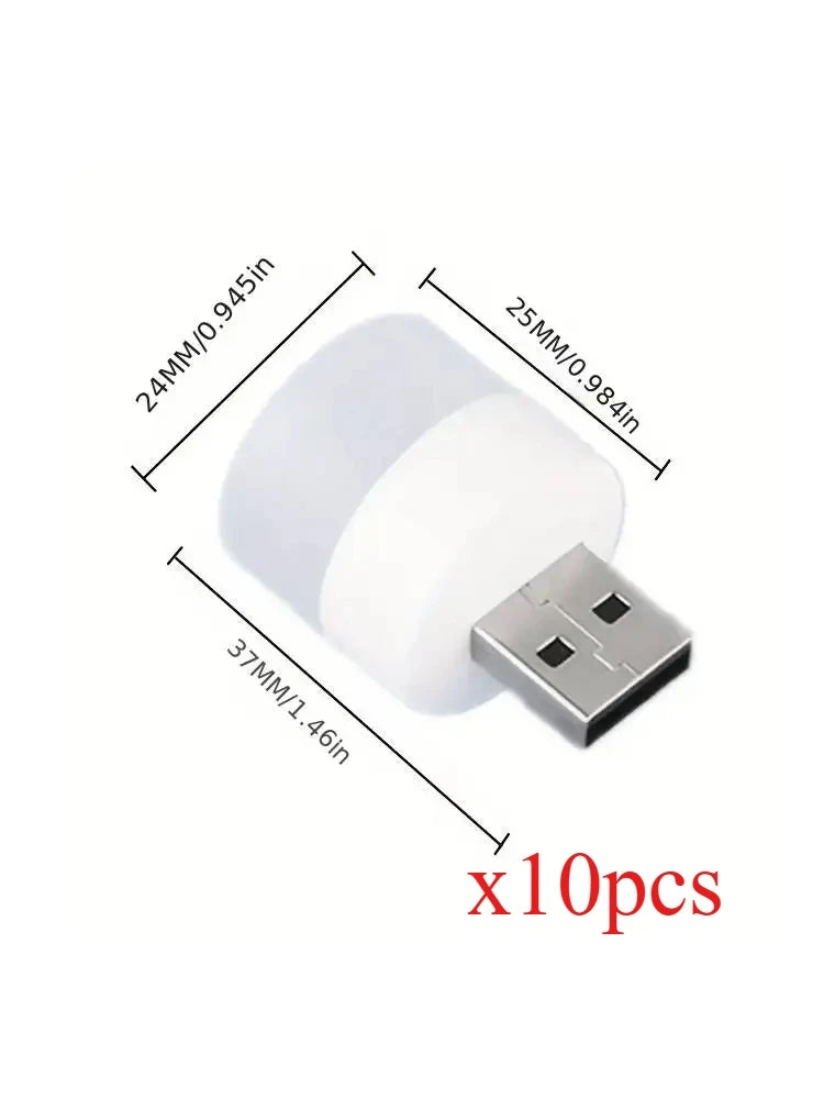 USB LED Atmosphere Night Light 5V | 5 & 10 Pack Mini Lamp