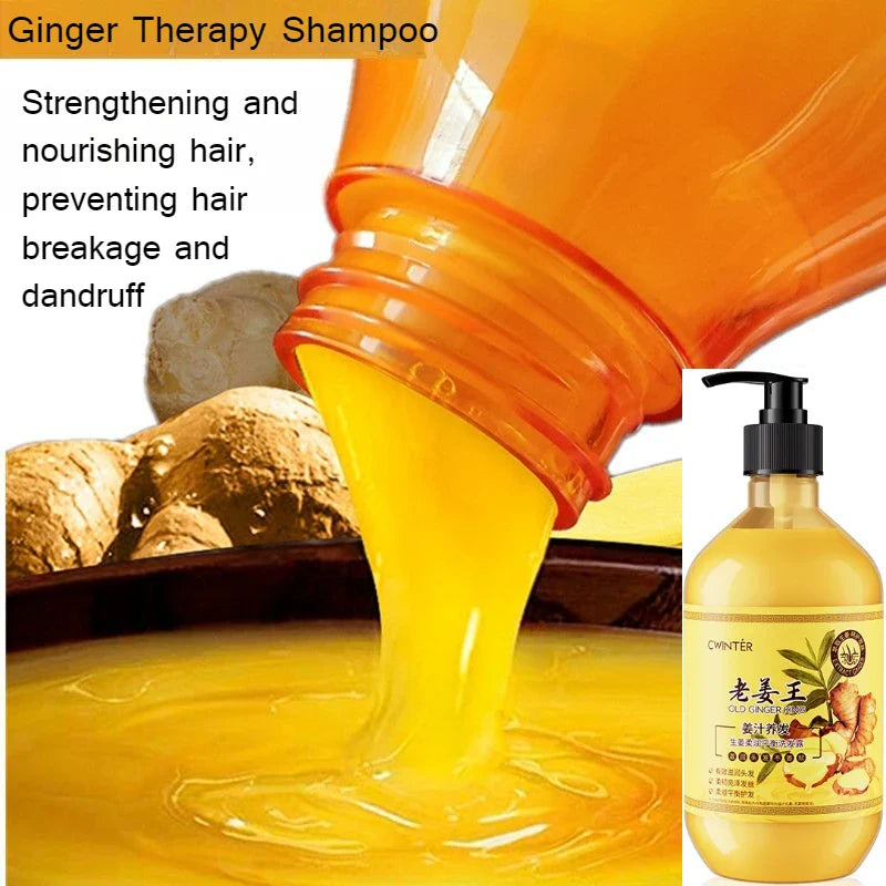 Zhiduo Ginger Shampoo & Hair Mask Kit – Hydrating 500ml Set