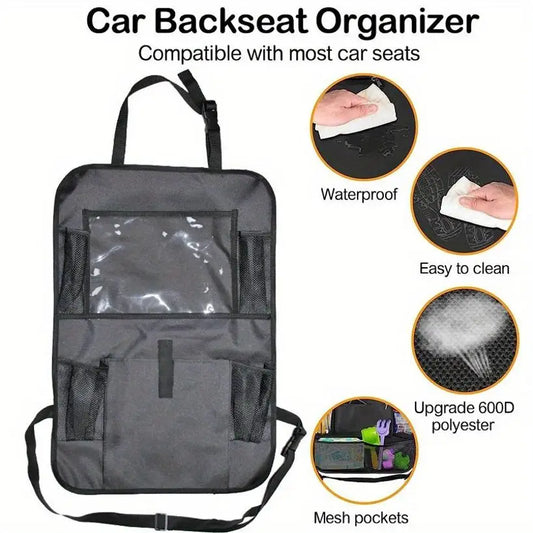 Universal Car Organizer Backseat Tablet Stand IPad Holder Storage Bag Peaceful Pleasures Health and Wellness