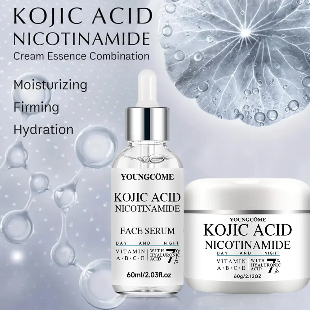 YOUNGCOME Kojic Acid & Niacinamide Brightening Serum & Cream Set