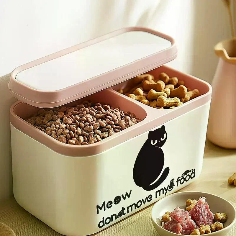 Waterproof Cat & Dog Food Container Sticker PVC Decal