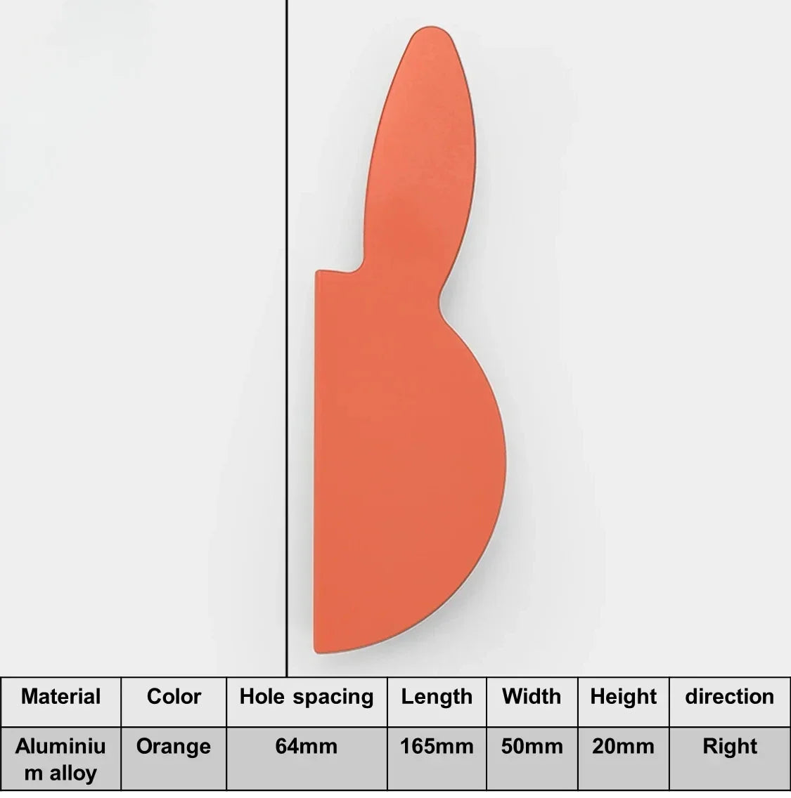 Love Rabbit Cartoon Cabinet Handle – Kids Room Door Pull