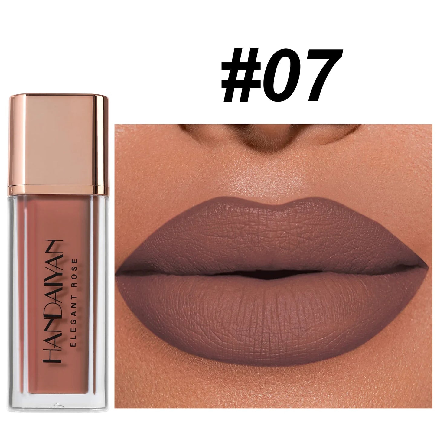 8-Color Matte Liquid Lipstick – Waterproof Long-Lasting Lip Tint