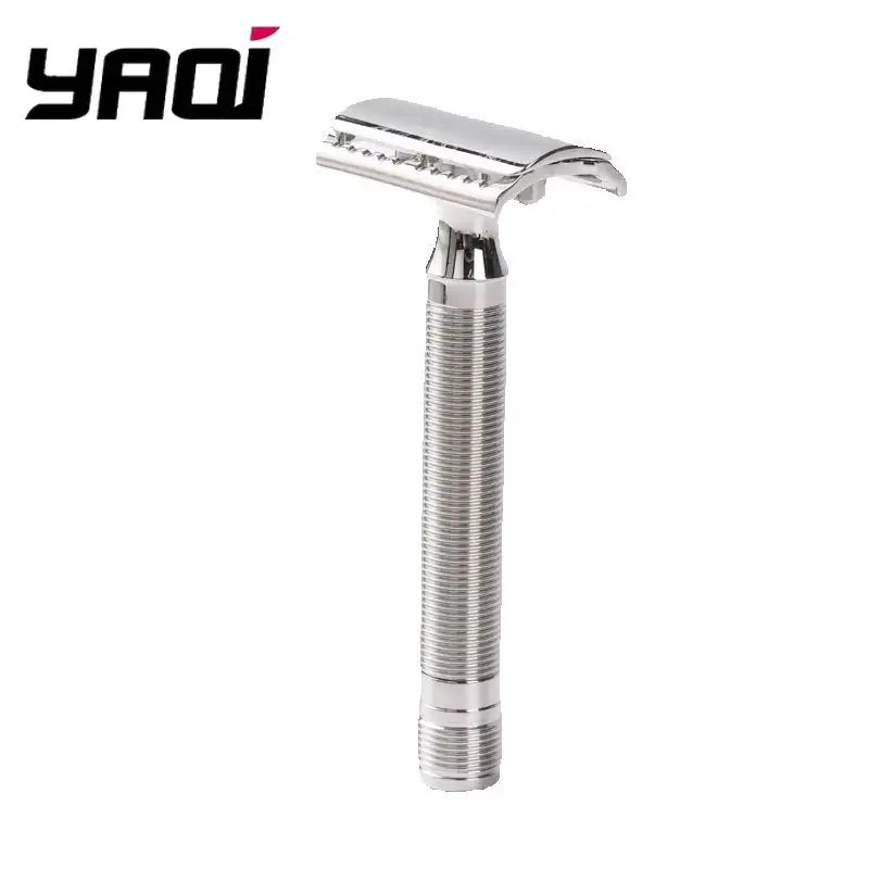 2026 Yaqi Lightweight Floating Stainless Steel Safety Razor 0.75mm Blade Gap for Smooth Shaving Peaceful Pleasures Health and Wellness RAASS2474