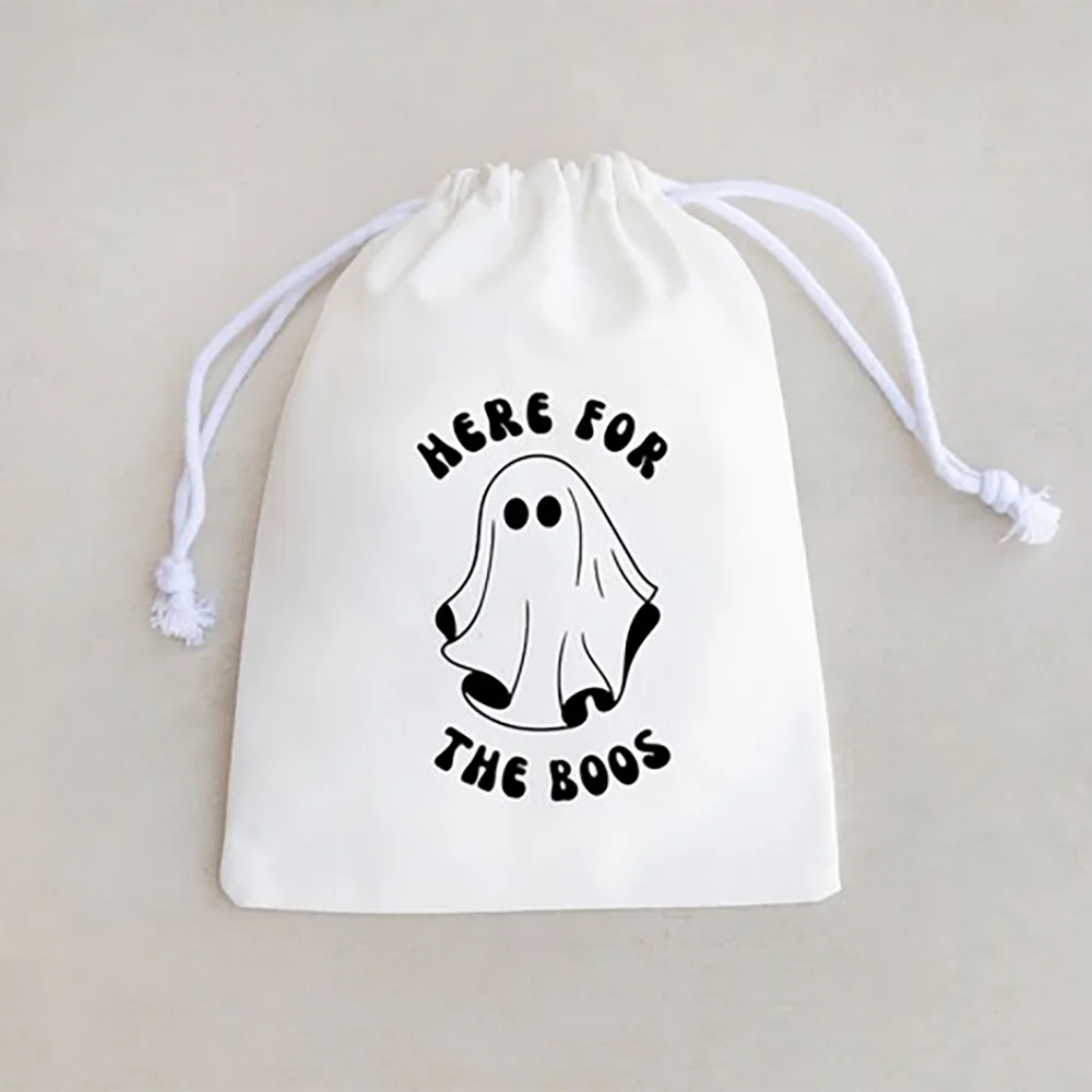 Here for The Boos Bachelorette Drawstring Bags – 10-Pack