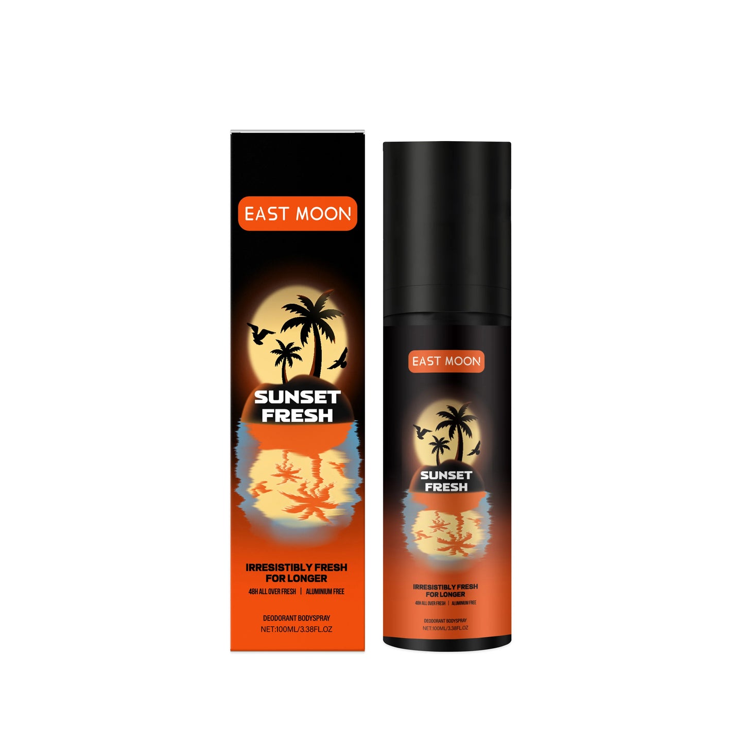 East Moon Fruity Men's Deodorant Spray 100ml | Aluminum-Free