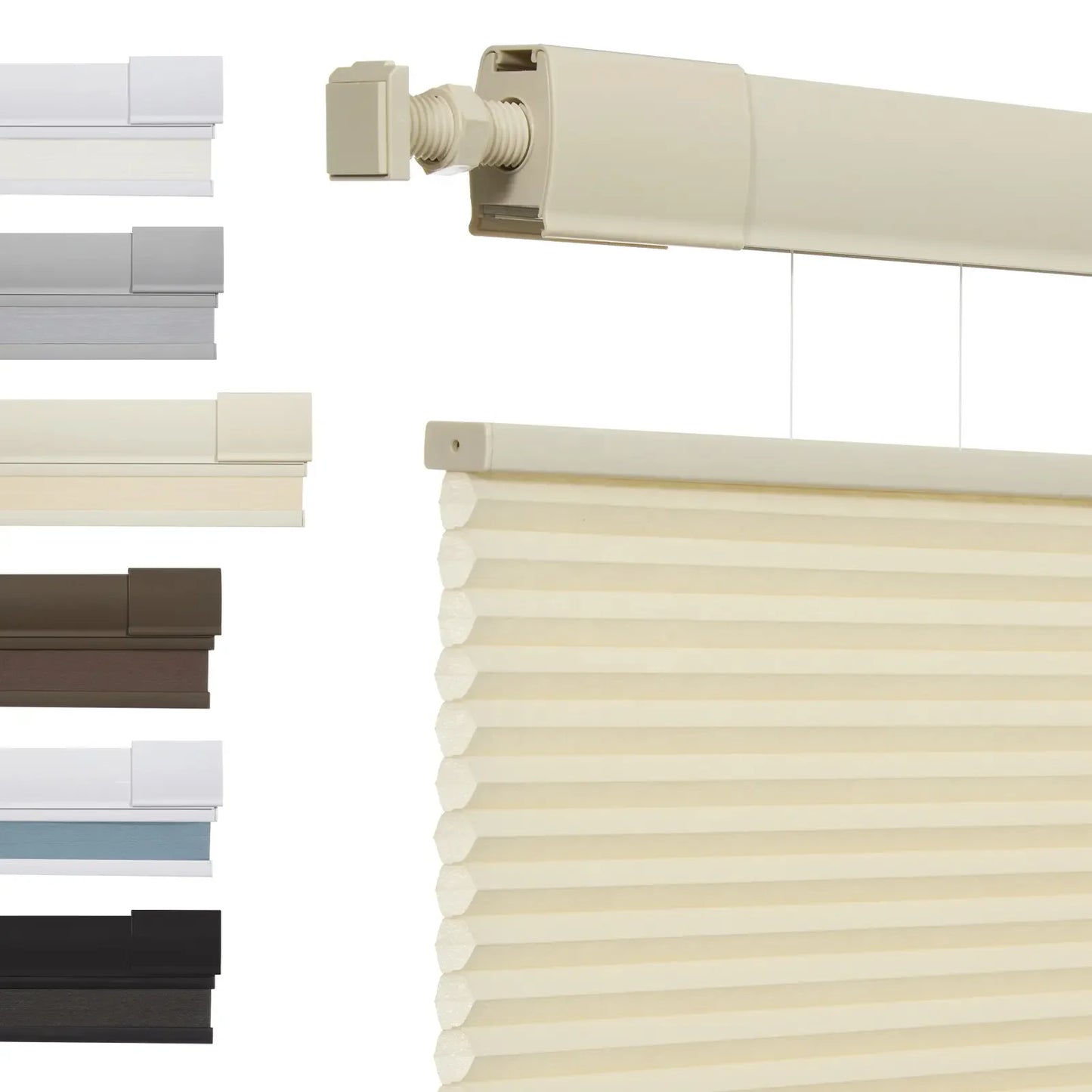 No-Drill Honeycomb Blinds | Thermal UV Blocking Bedroom
