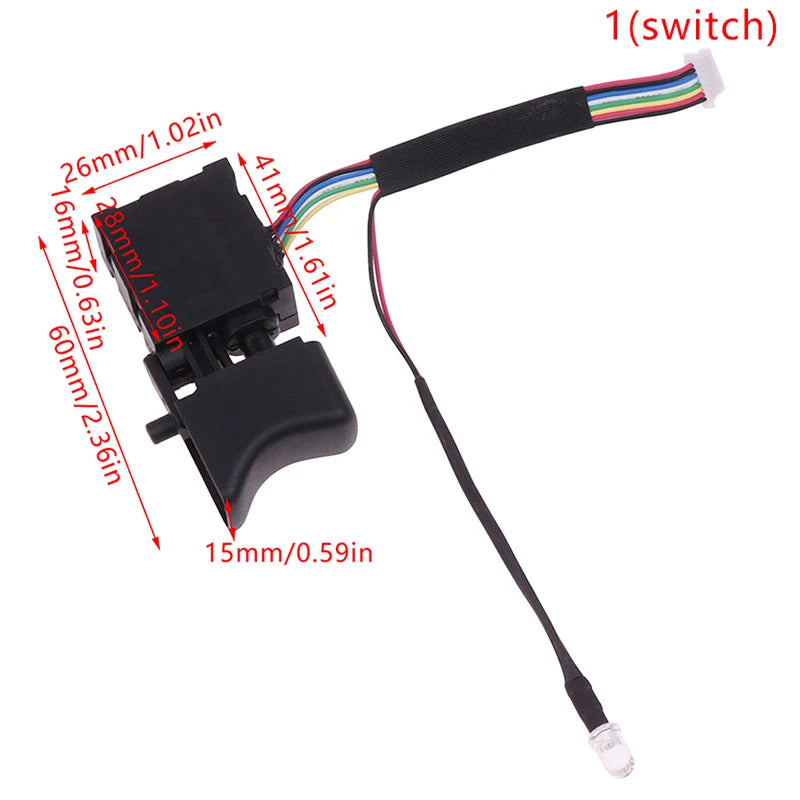 Dayi 2106/169 Brushless Wrench Control Board & Speed Switch