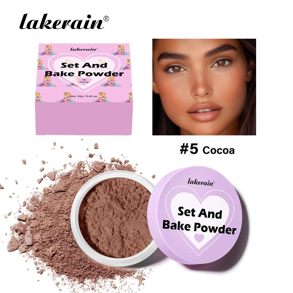 Loose Baking Setting Powder – Matte, Oil Control & Brightening Loose Setting Powder Oasis Select 5 Cocoa