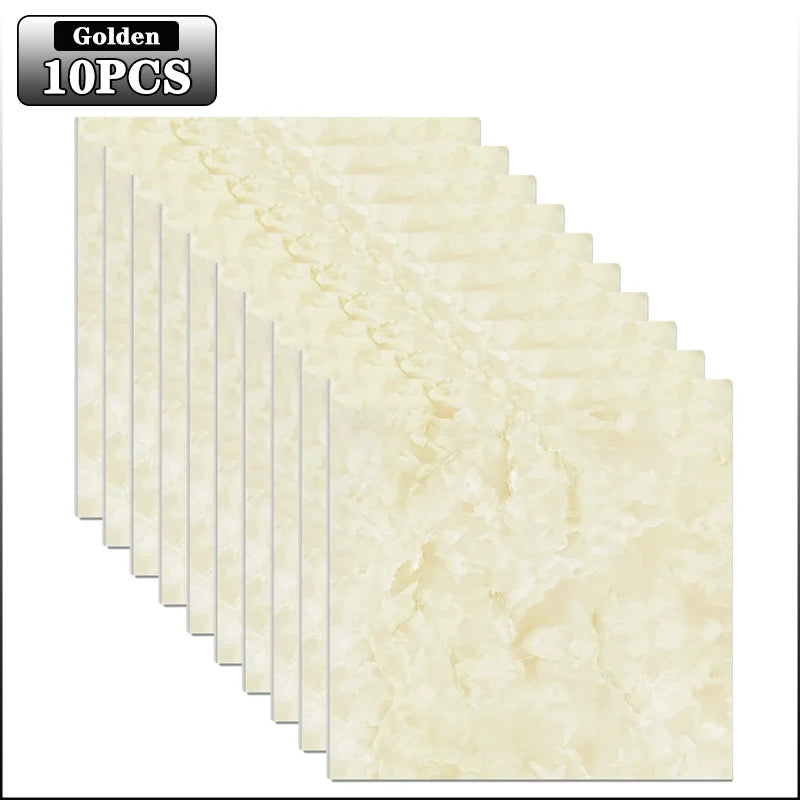Marble Peel & Stick Floor Tiles – Self-Adhesive PVC 10–40 Pcs