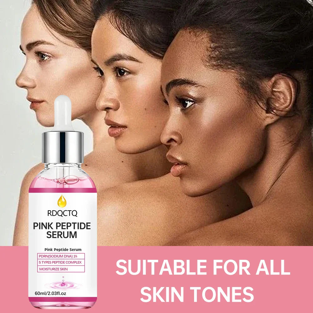Pink Peptide Essence Serum | 1% PDRN & 5-Peptide Complex