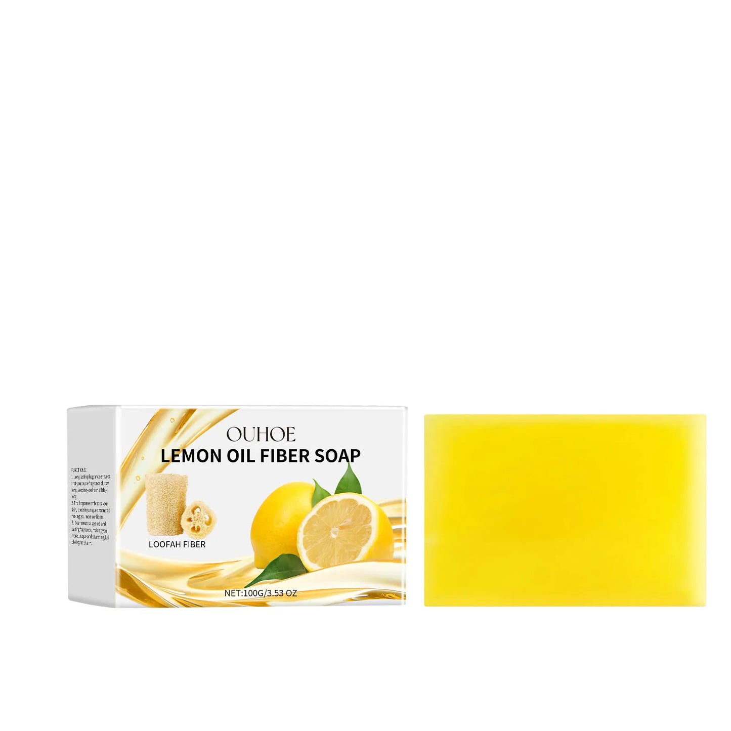 OUHOE Lemon Body Soap – Oil Control, Anti-Acne & Deep Cleanse