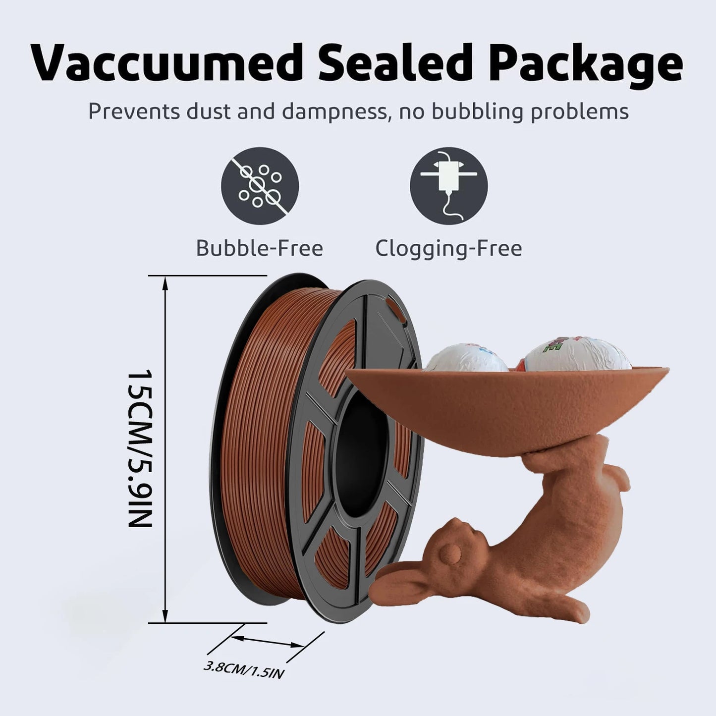 DINGSUN PLA+ 3D Printer Filament 1.75mm 250g Spool