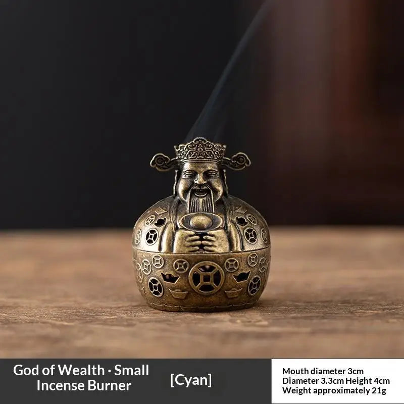 Rose Yuanbao Incense Burner | Feng Shui Meditation Home Décor