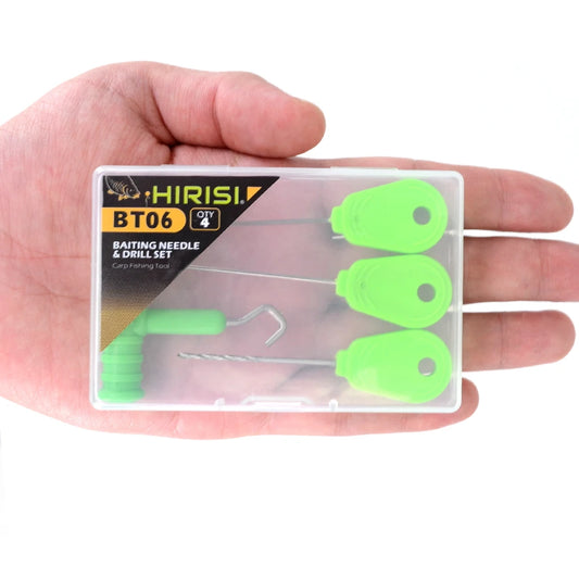 Durable Hirisi Bait Needle Kit with Box, Multi-use Baiting Tools Ideal for Carp Fishing Terminal Tackle Peaceful Pleasures Health and Wellness