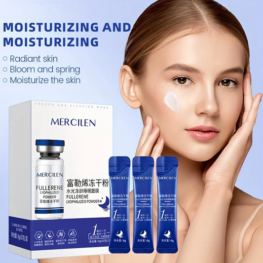 20pc Fullerene Sleeping Face Mask – Anti-Aging, Whitening & Hydration Sleeping Face Mask Peaceful Pleasures Health and Wellness