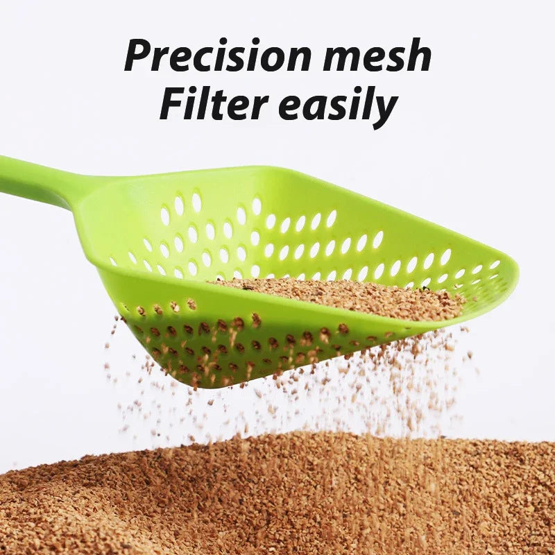 Large Cat Litter Scoop – Deep Shovel Sifter | PP Plastic Cat Litter Scoop Peaceful Pleasures Health and Wellness