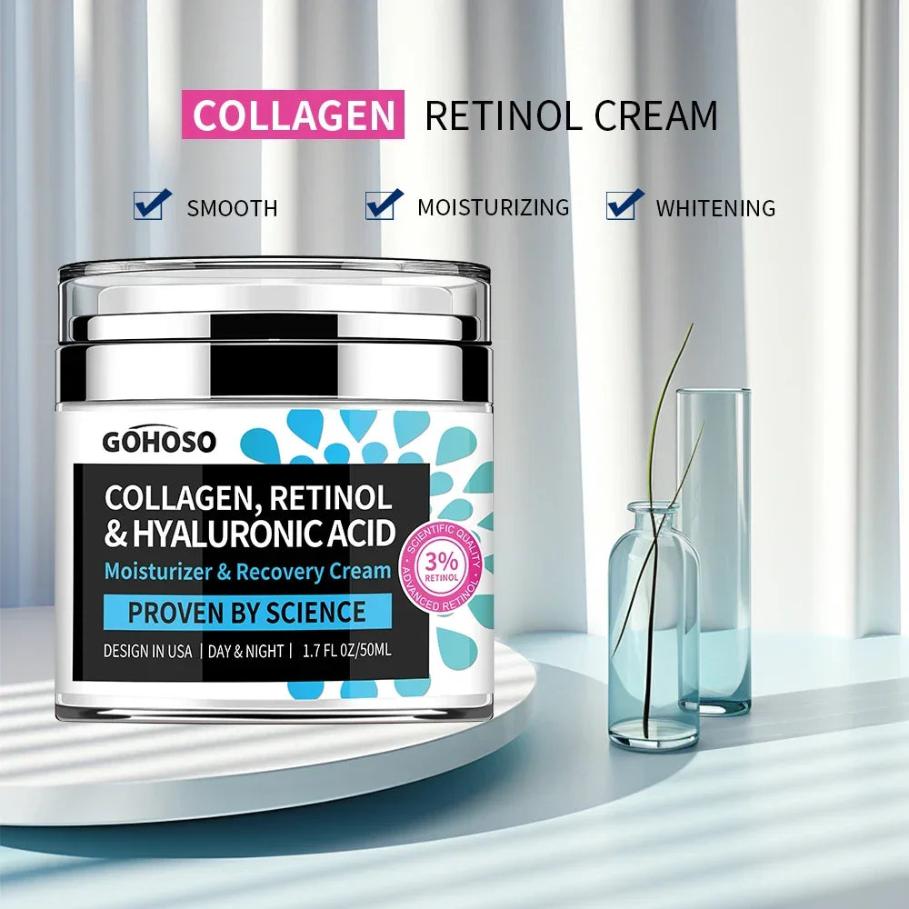 ENVISHA Collagen Retinol Face Cream – Anti-Aging & Moisturizing Peaceful Pleasures Health and Wellness