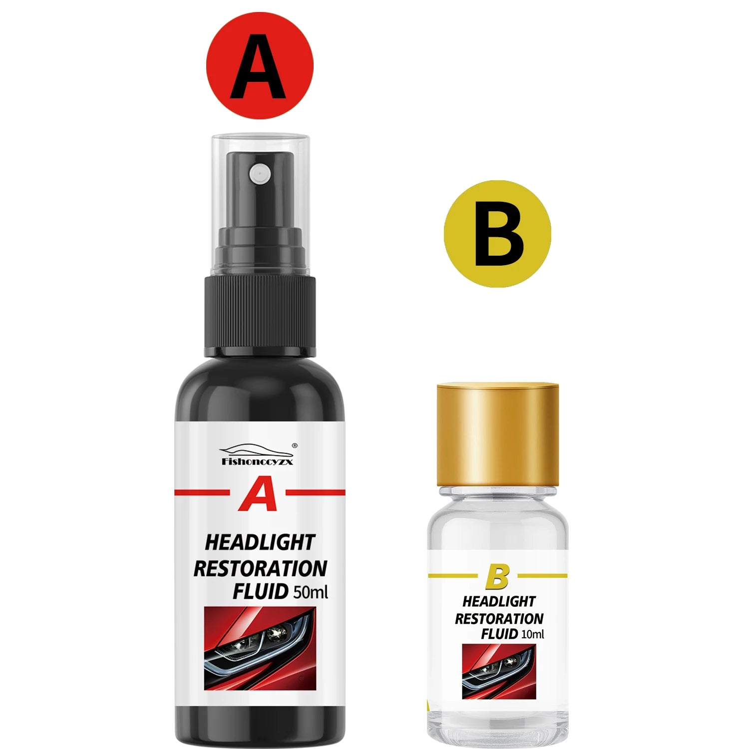 Car Headlight Restoration Polishing Kits Headlamp Scratch Remover Repair Cleaning Oxidation Headlight Crystal Coating Liquid Peaceful Pleasures Health and Wellness