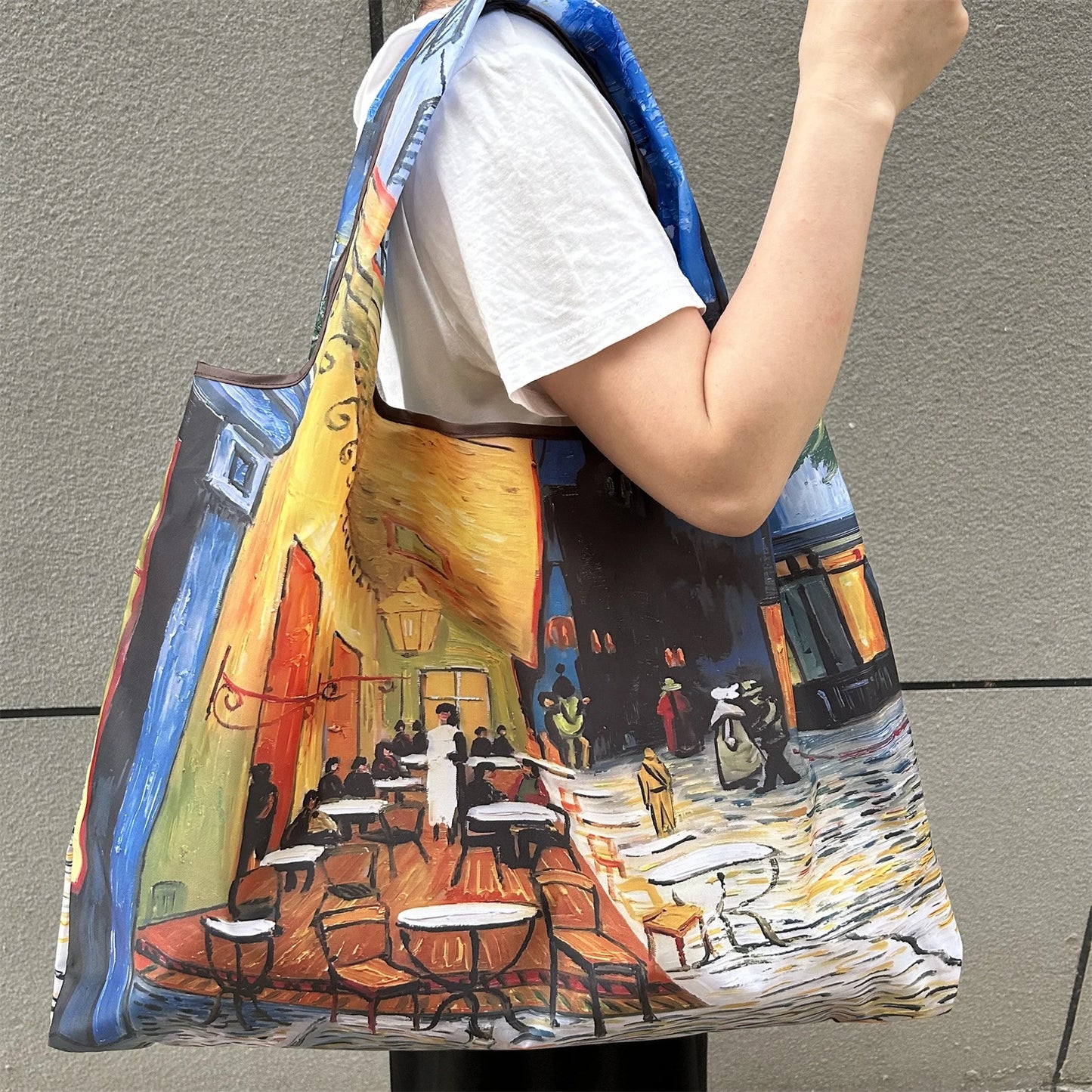 Large Foldable Reusable Nylon Shopping Bag – Travel Tote