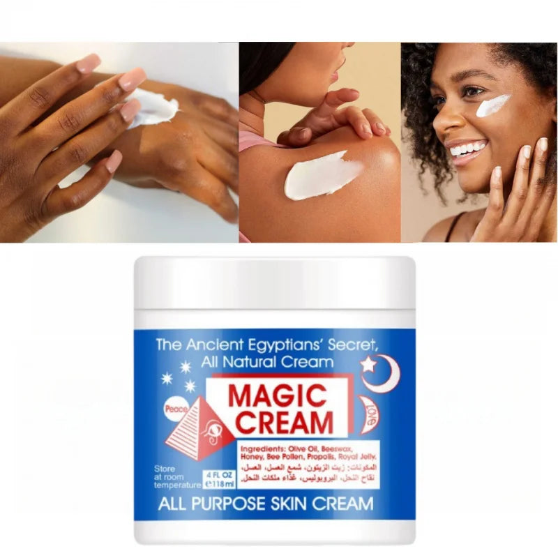 118MLMagic creamMagic Face Cream Facial Moisturizing Hydrating Deep Nourishing Delicate Nourishing Face Cream Peaceful Pleasures Health and Wellness