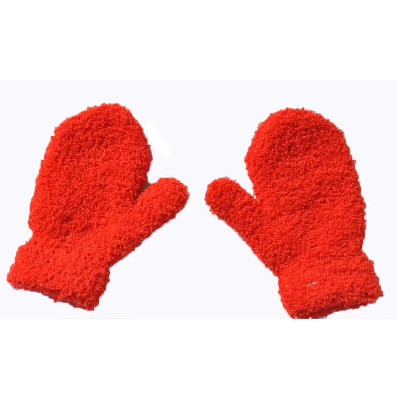 Baby Winter Mittens Plush Fleece Gloves for Toddlers 1-4Y