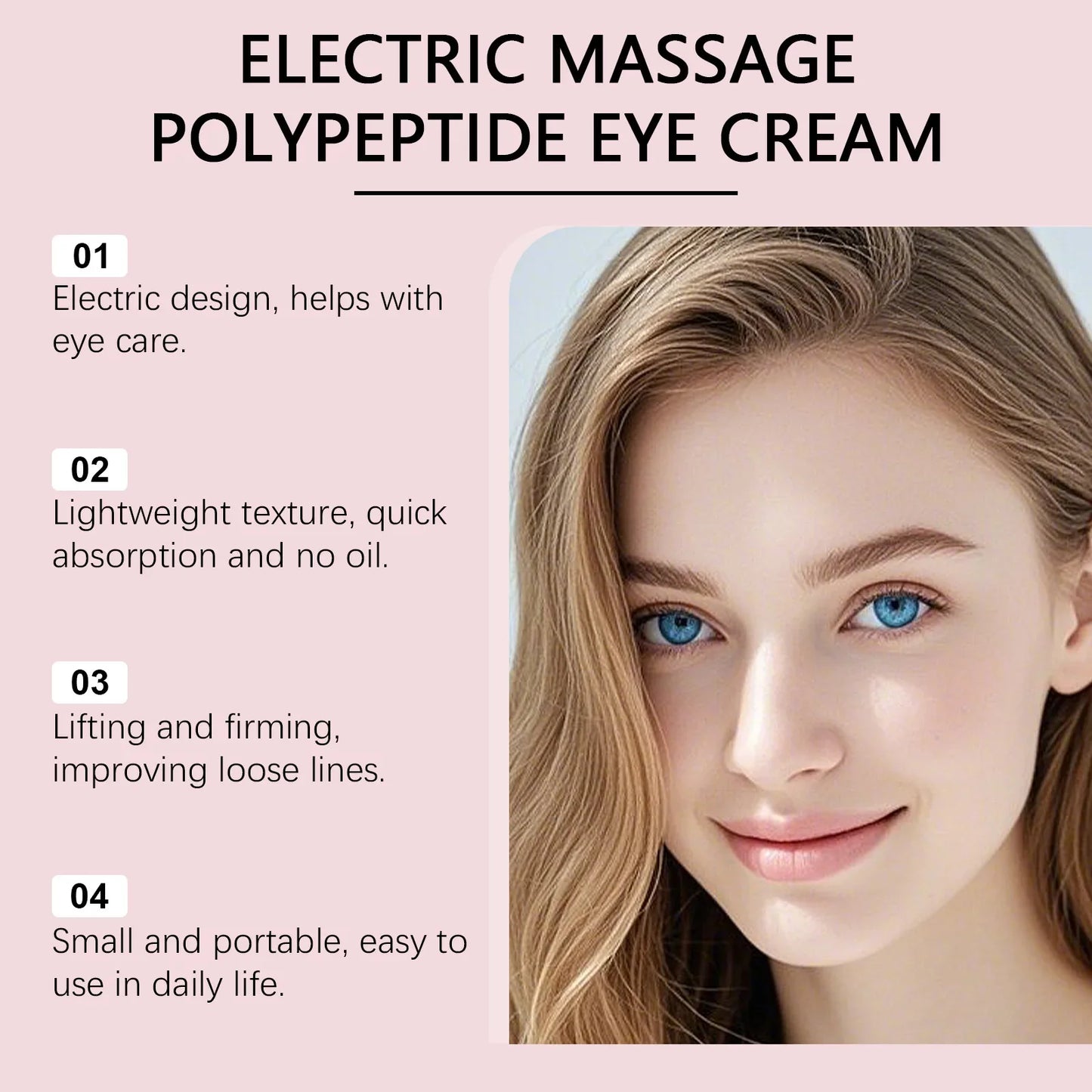 Electric Massage Polypeptide Firming Eye Cream – 50g