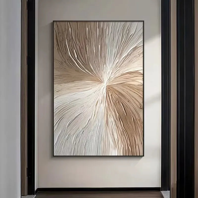 Unique Gift Abstract Line Picture For Home Wall Decor Handmade Oil Painting On Canvas For Living Room Bedroom Haning Poster Peaceful Pleasures Health and Wellness